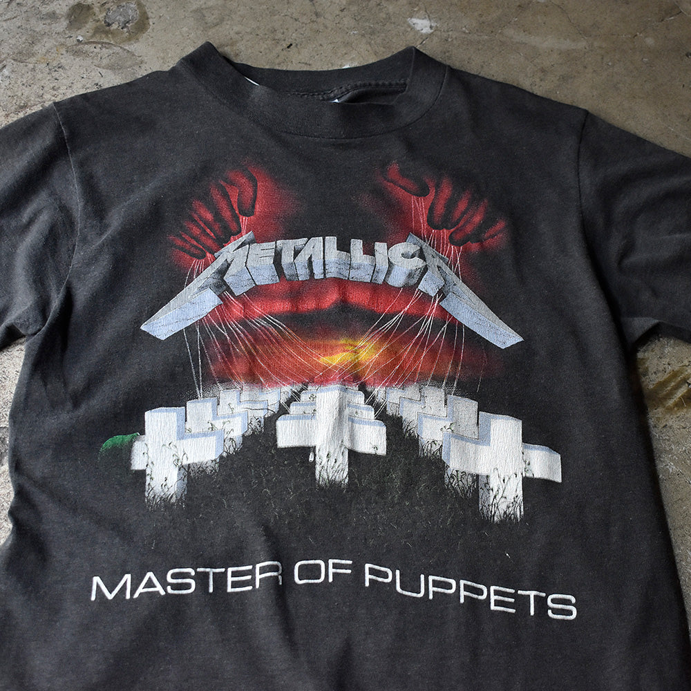 80's Metallica Master Of Puppets “Damage Inc.” Tour Tシャツ 240414H