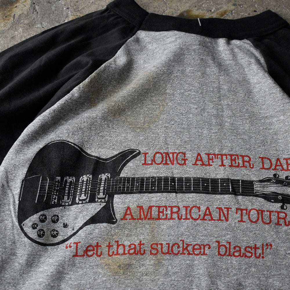 80's Tom petty and the Heartbreakers “Long After Dark” Tour ラグランスリーブTシャツ 250428H
