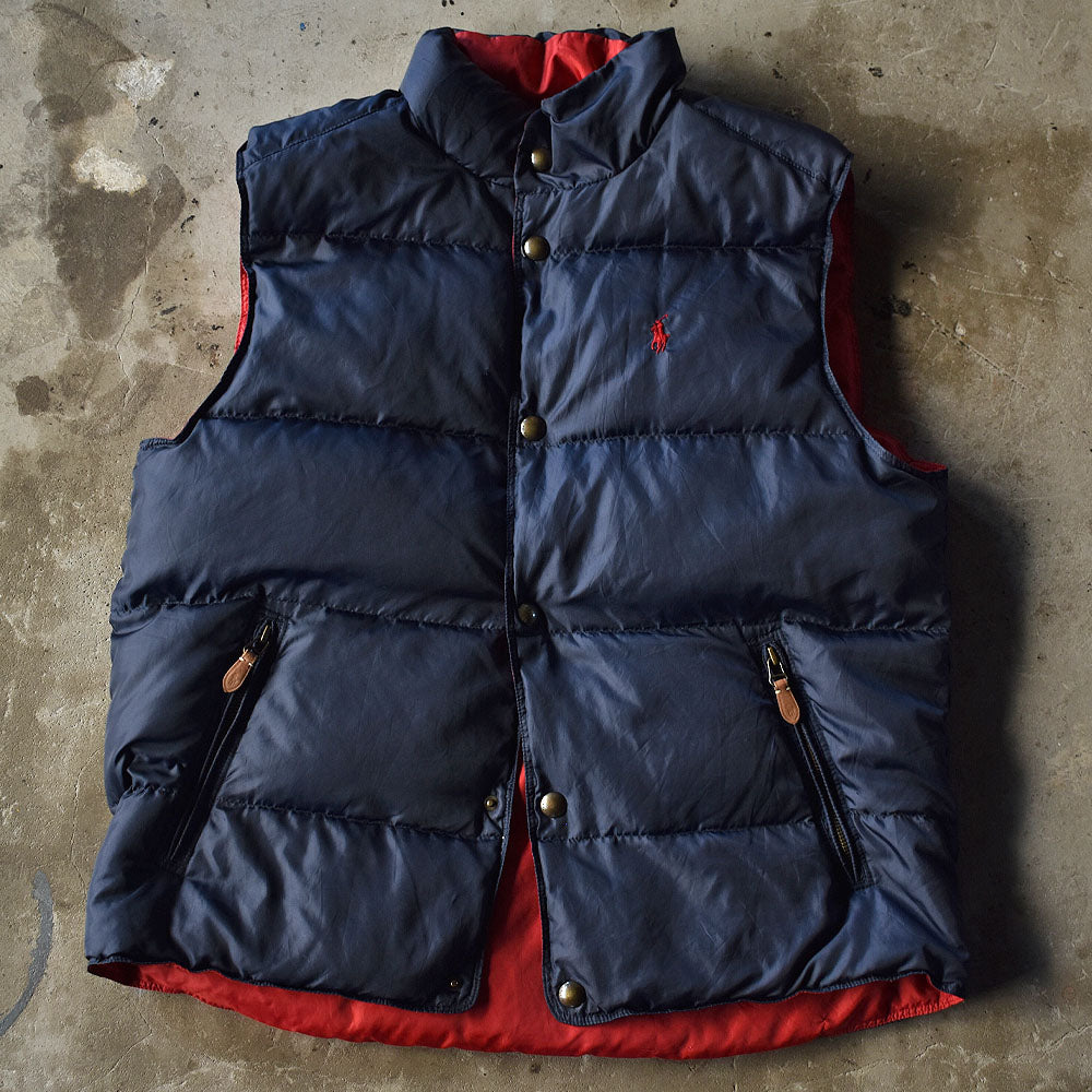 90's Polo Ralph Lauren リバーシブル ダウンベスト 231121H