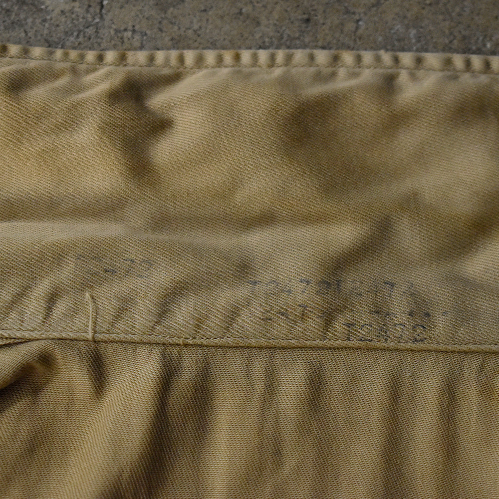 40's~50's U.S.ARMY ワッペン マチ付き チノシャツ 250511H