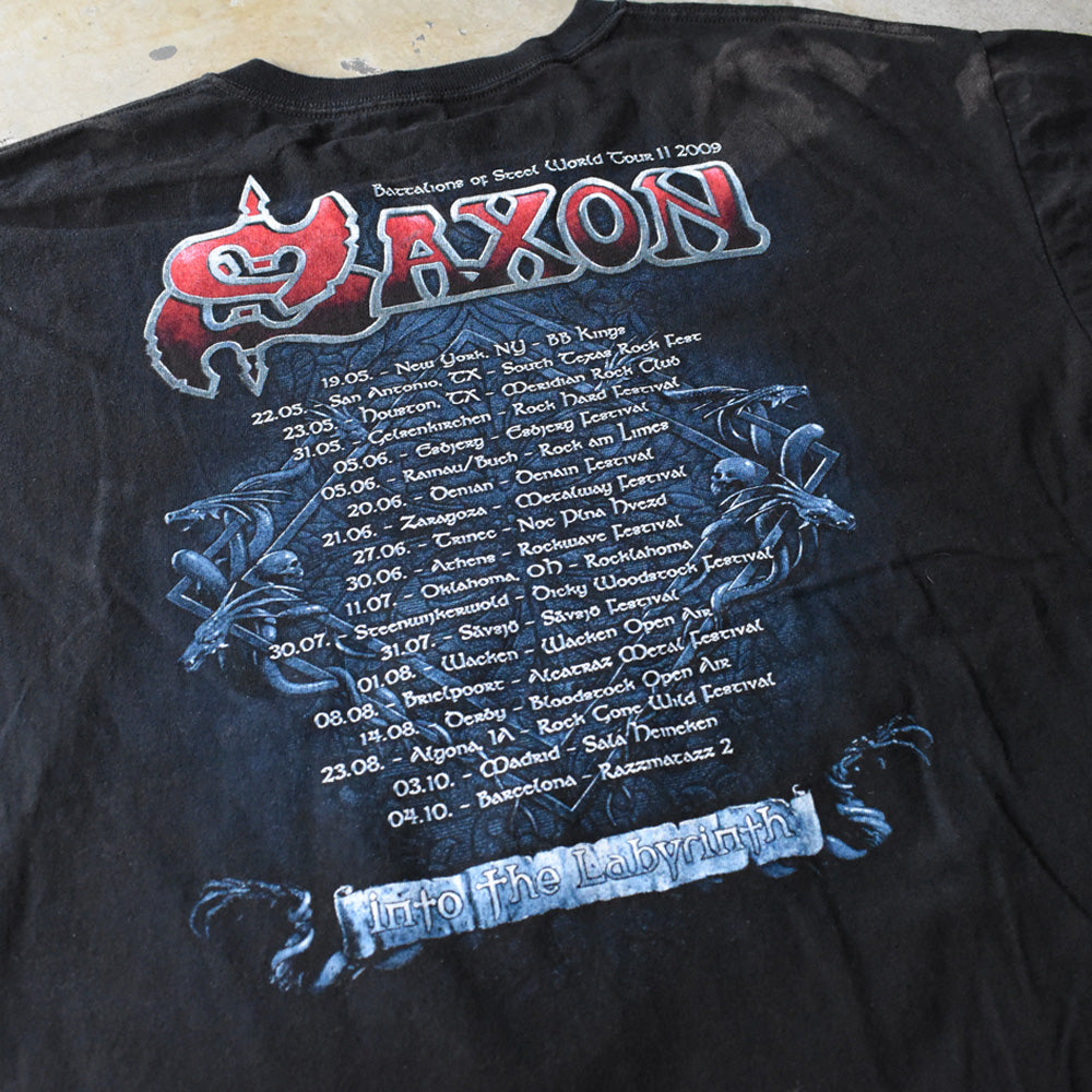 SAXON “TOUR 2009” バンドTシャツ 240821