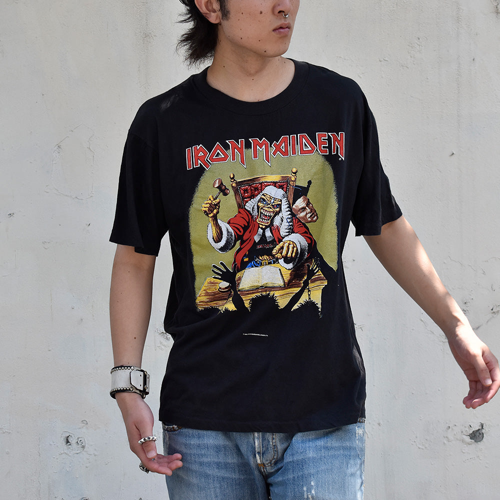 90's Iron Maiden/アイアン・メイデン "Deaf Sentence First Ten Years" Tee France製 230730H