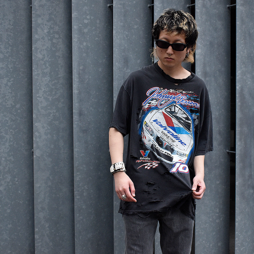 Y2K ボロ! レーシングTシャツ 240509H