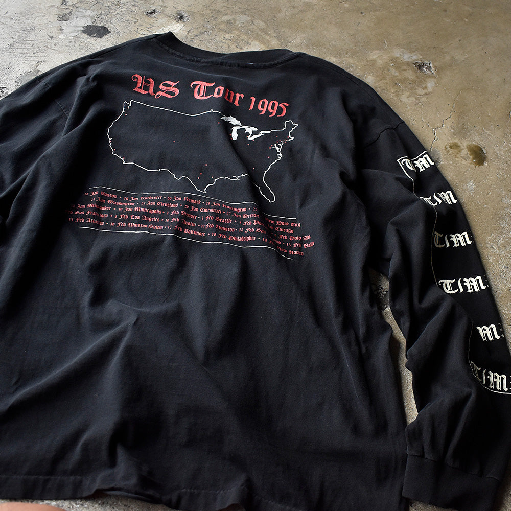90's Mercyful Fate “Time US Tour 1995” 長袖 ロック Tシャツ 240708H
