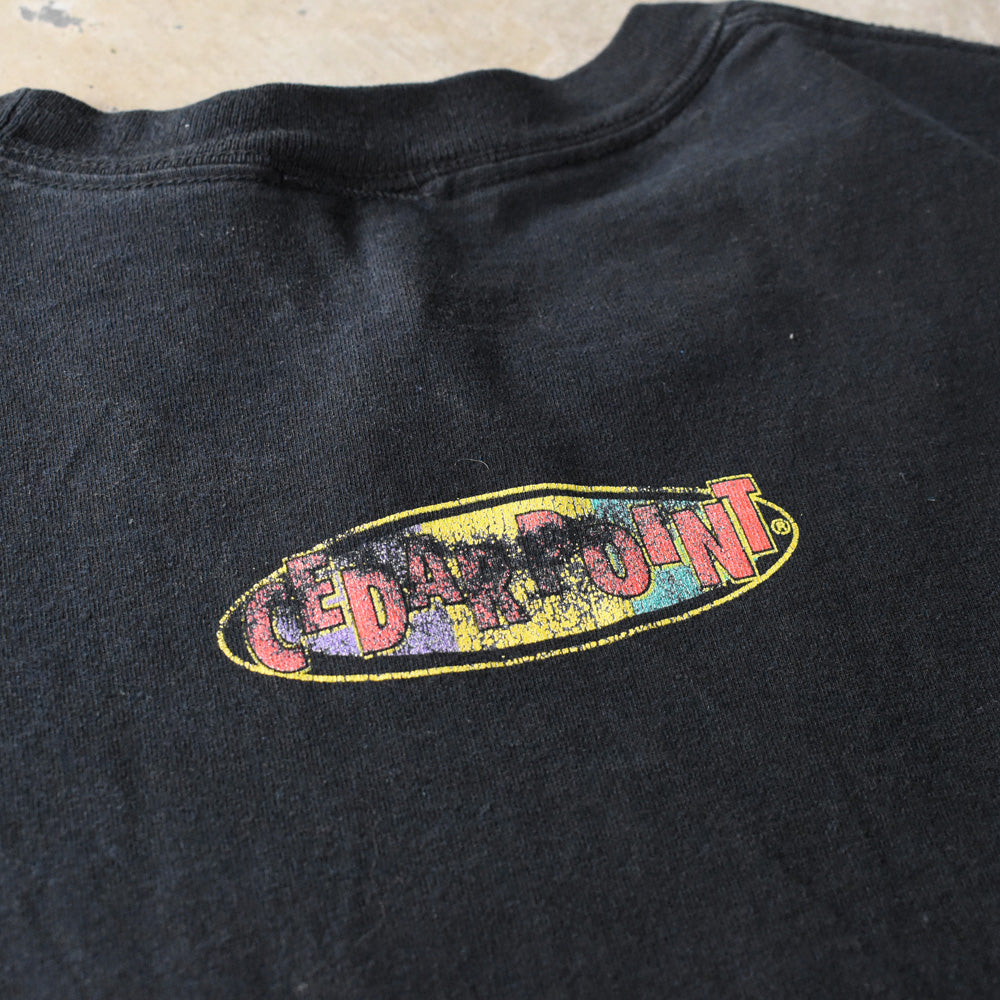 90-00's “Cedar Point” テーマパーク Tシャツ 250506