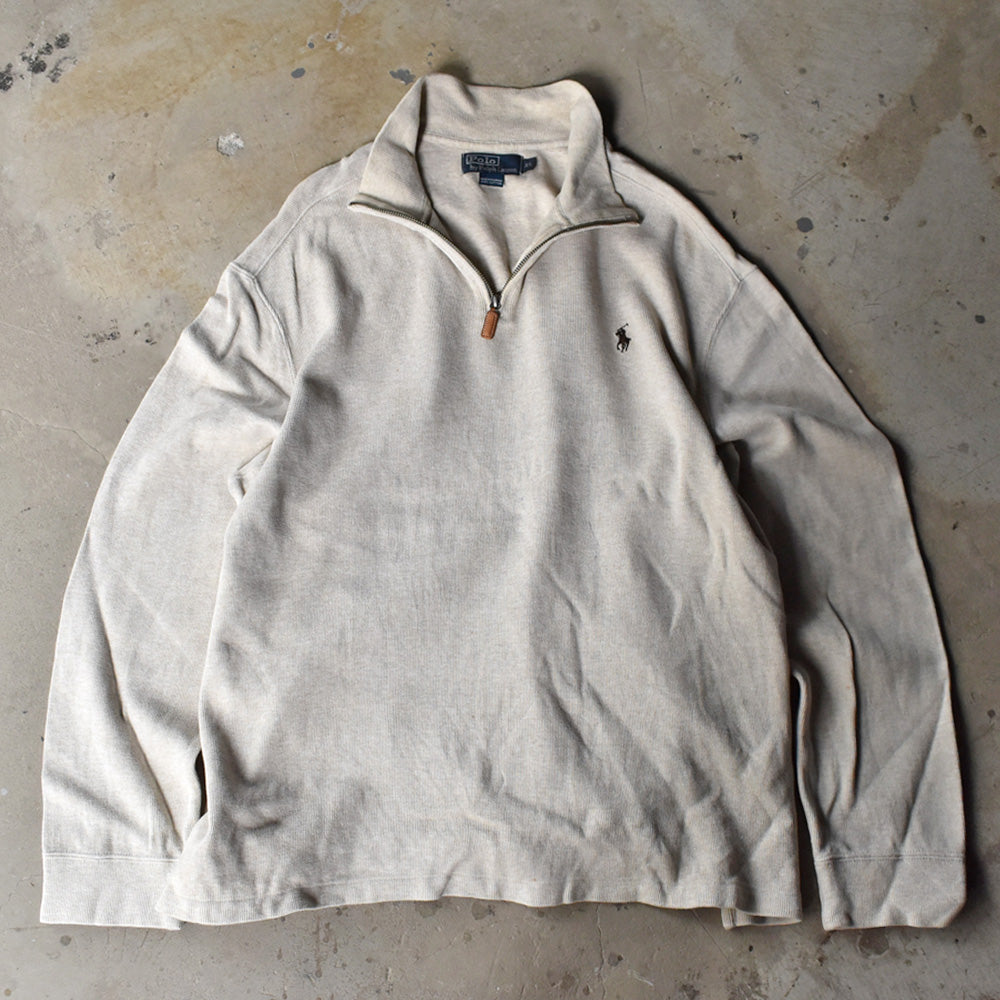 90's Polo Ralph Lauren/ポロ ラルフ ローレン ハーフジップ プルオーバー 230628