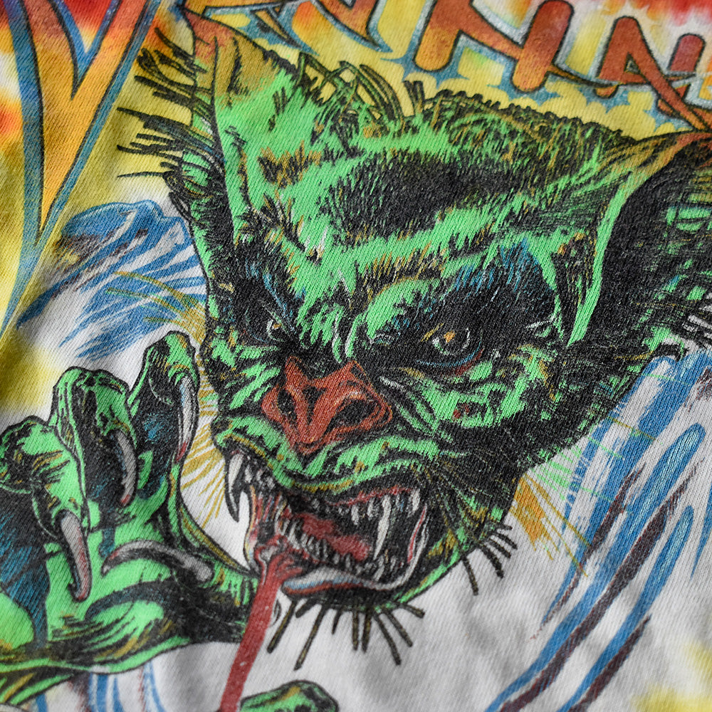 80's Van Halen “MONSTERS OF ROCK“ Scorpions/Metallica/Dokken/Kingdom Come タイダイ ロック Tシャツ 250704H