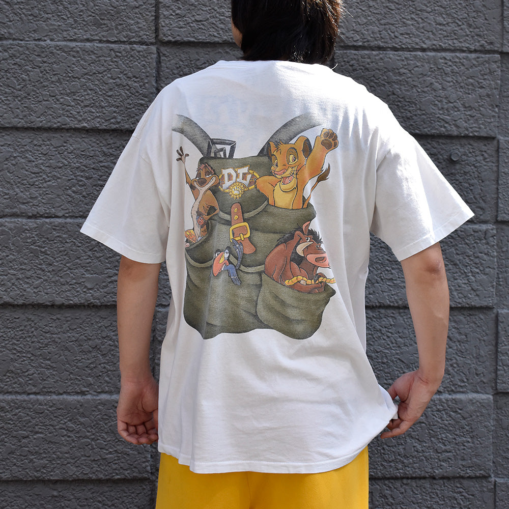 90's Disney Lion King アニメ ムービー Tシャツ USA製 230927H