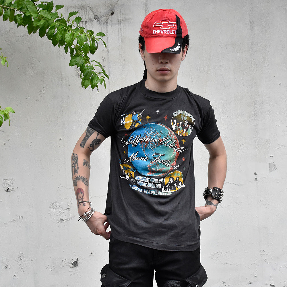 70-80’s “California World Music Festival” Tシャツ 240828H