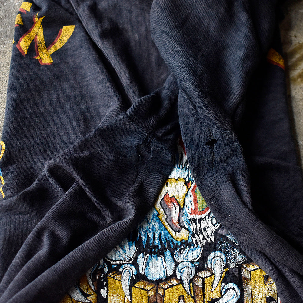 80's Van Halen “Tour Of The World 1984“ ロック Tシャツ 250702H
