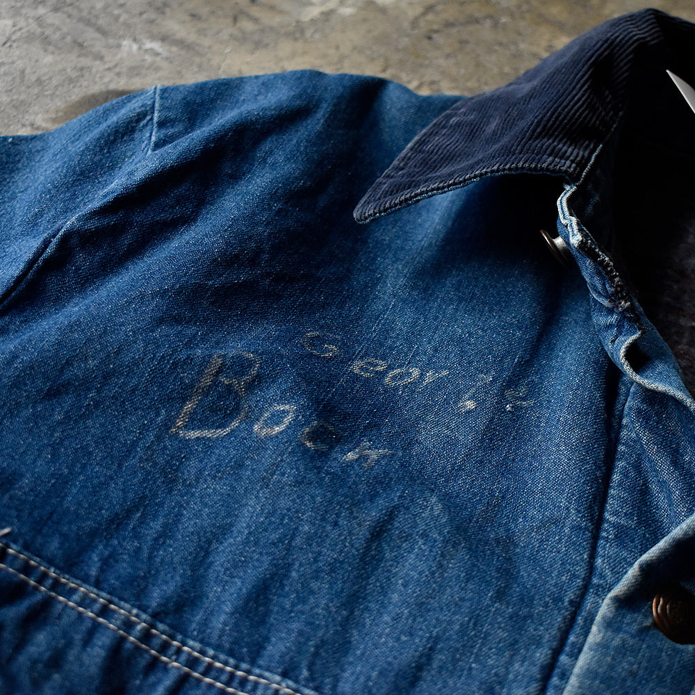 70's BIG BEN by Wrangler デニム カバーオール ブランケットライナー USA製 231203H