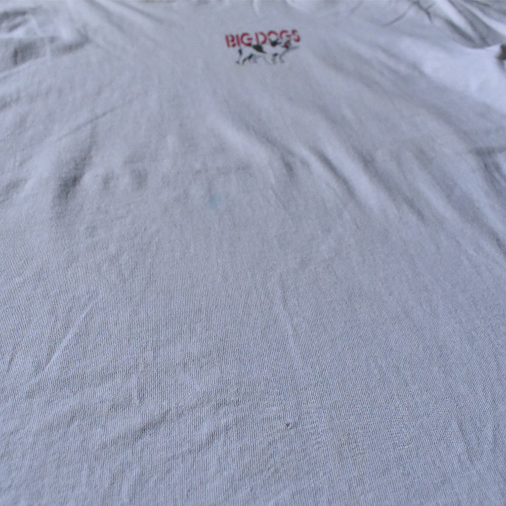 90's BIG DOGS “PUT YOUR TAIL ON THE LINE” 両面プリント Tシャツ USA製 240421
