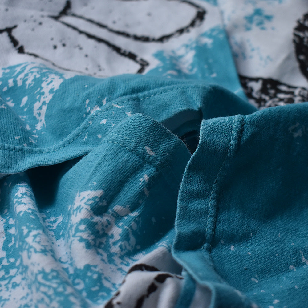 90's Disney "Mickey" AOP! キャラ Tシャツ USA製 230527H