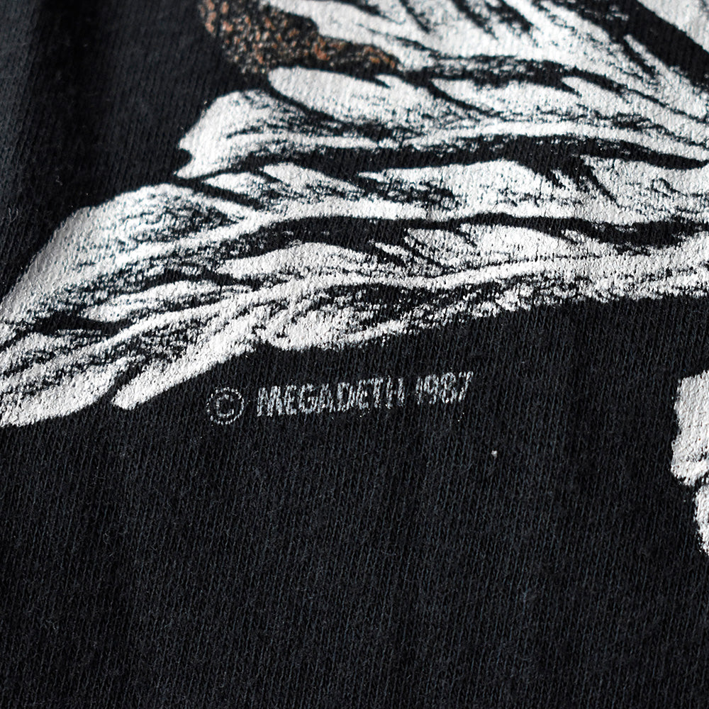 80’s MEGADETH “Peace Sells... But Who's Buying?” カットオフ ロック Tシャツ 250804H