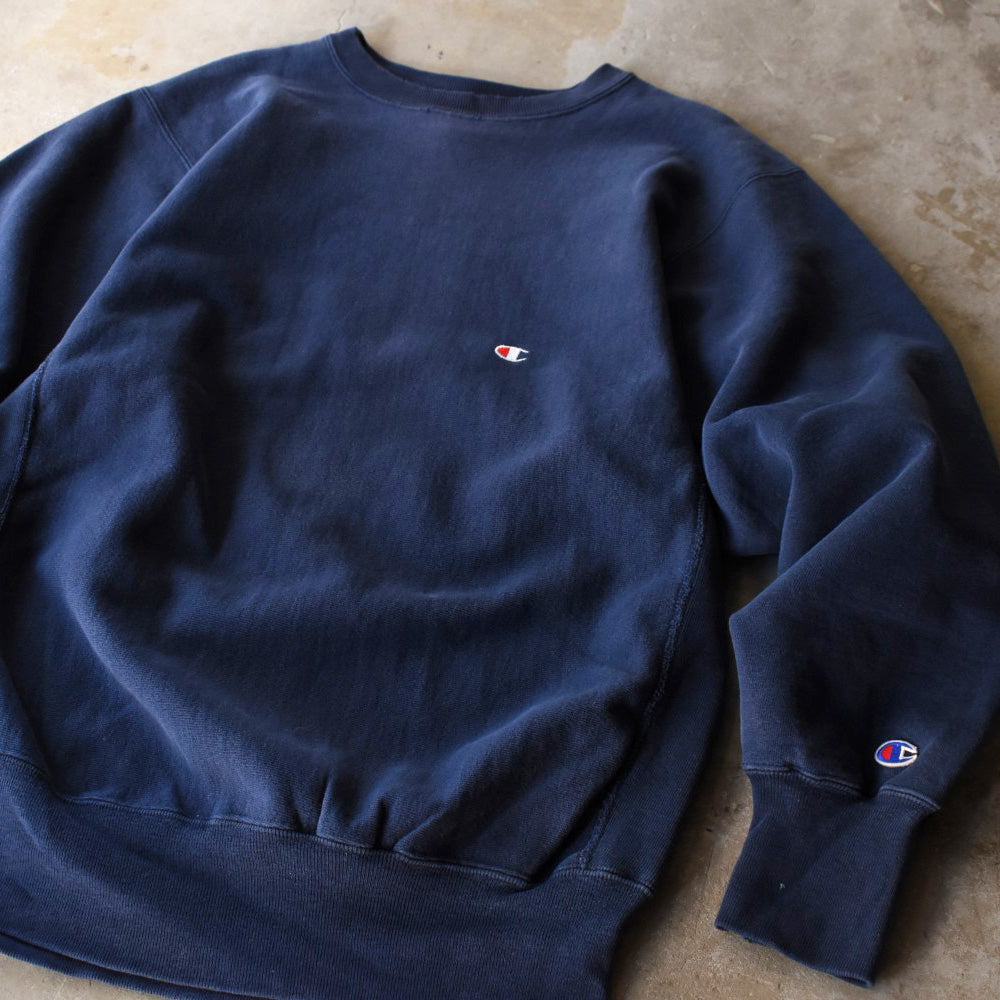 90's Champion RW リバースウィーブ スウェット USA製 紺 251230H