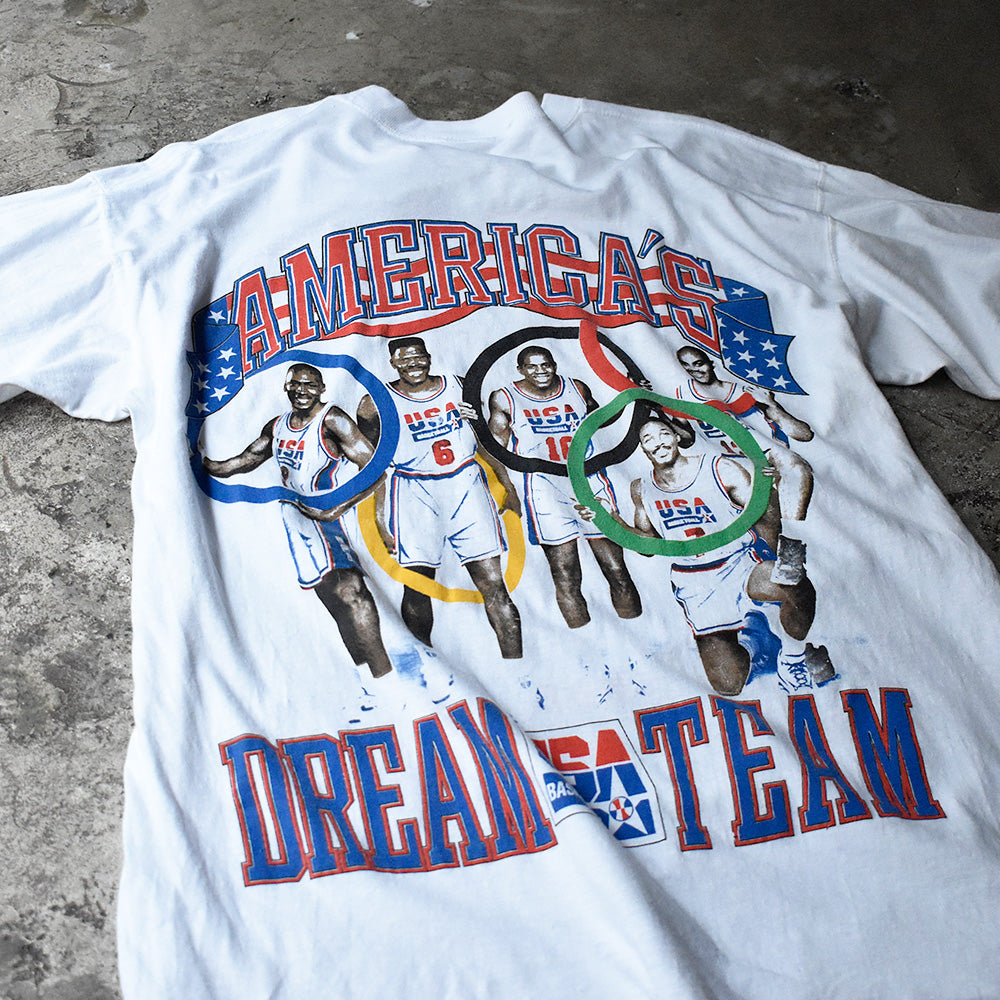 90's “USA DREAM TEAM“ Tシャツ 240502H