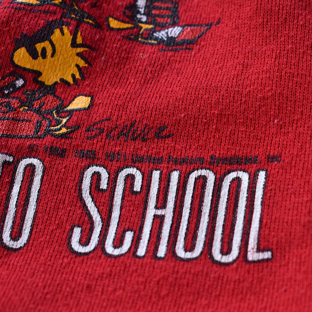 80’s PEANUTS “GAINESVILLE HIGH” スウェット 231226H
