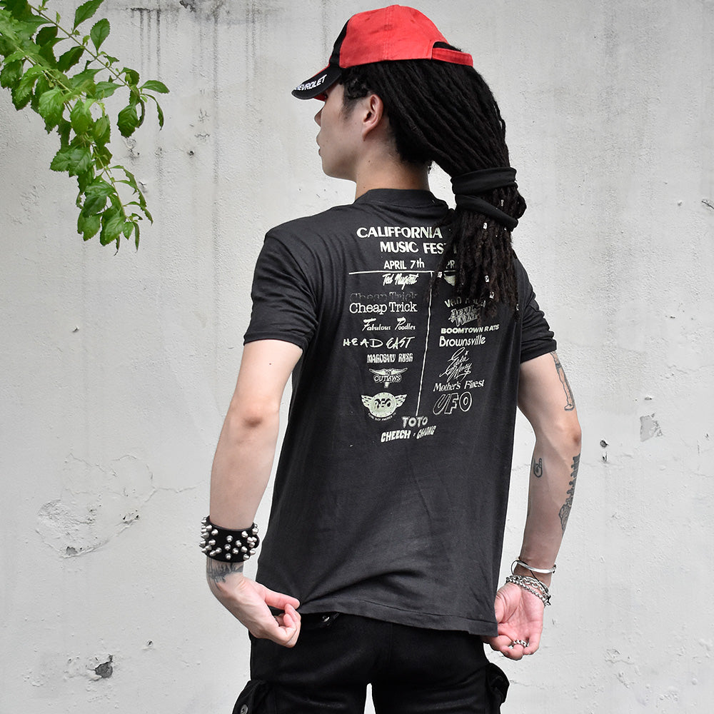 70-80’s “California World Music Festival” Tシャツ 240828H