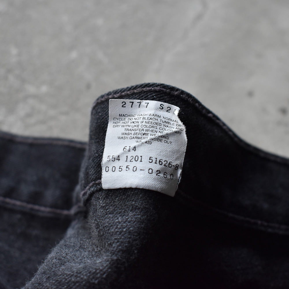 Y2K Levi's/リーバイス 550 ブラックデニムパンツ USA製 230805H