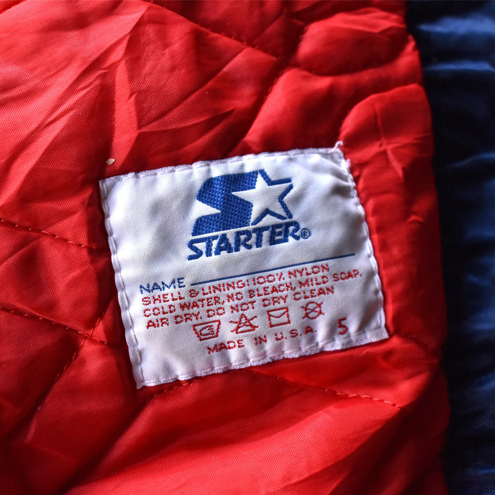 90’s STARTER “MLB MINNESOTA TWINS” ナイロン スタジャン アワードジャケット USA製 240119
