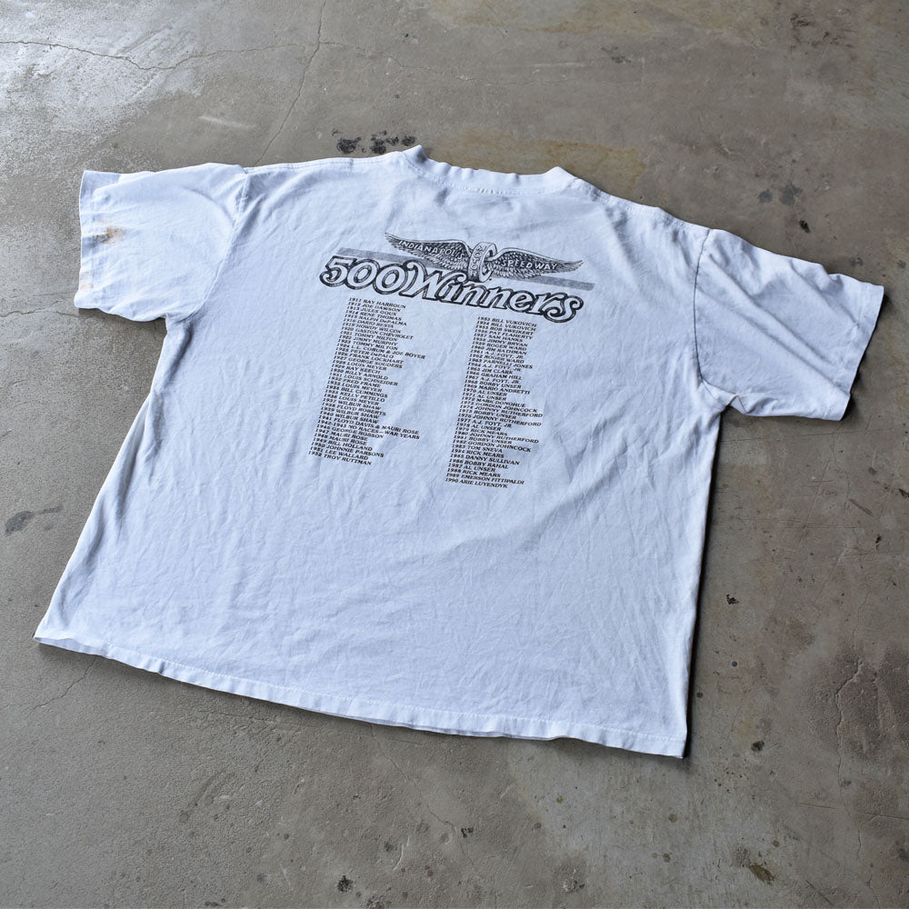90's “INDIANAPOLIS 500” レーシングTシャツ USA製 230524