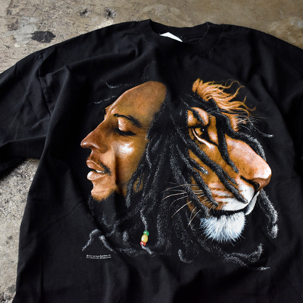 Y2K BOB MARLEY “BOB MARLEY&Lion“ Tシャツ 240514H