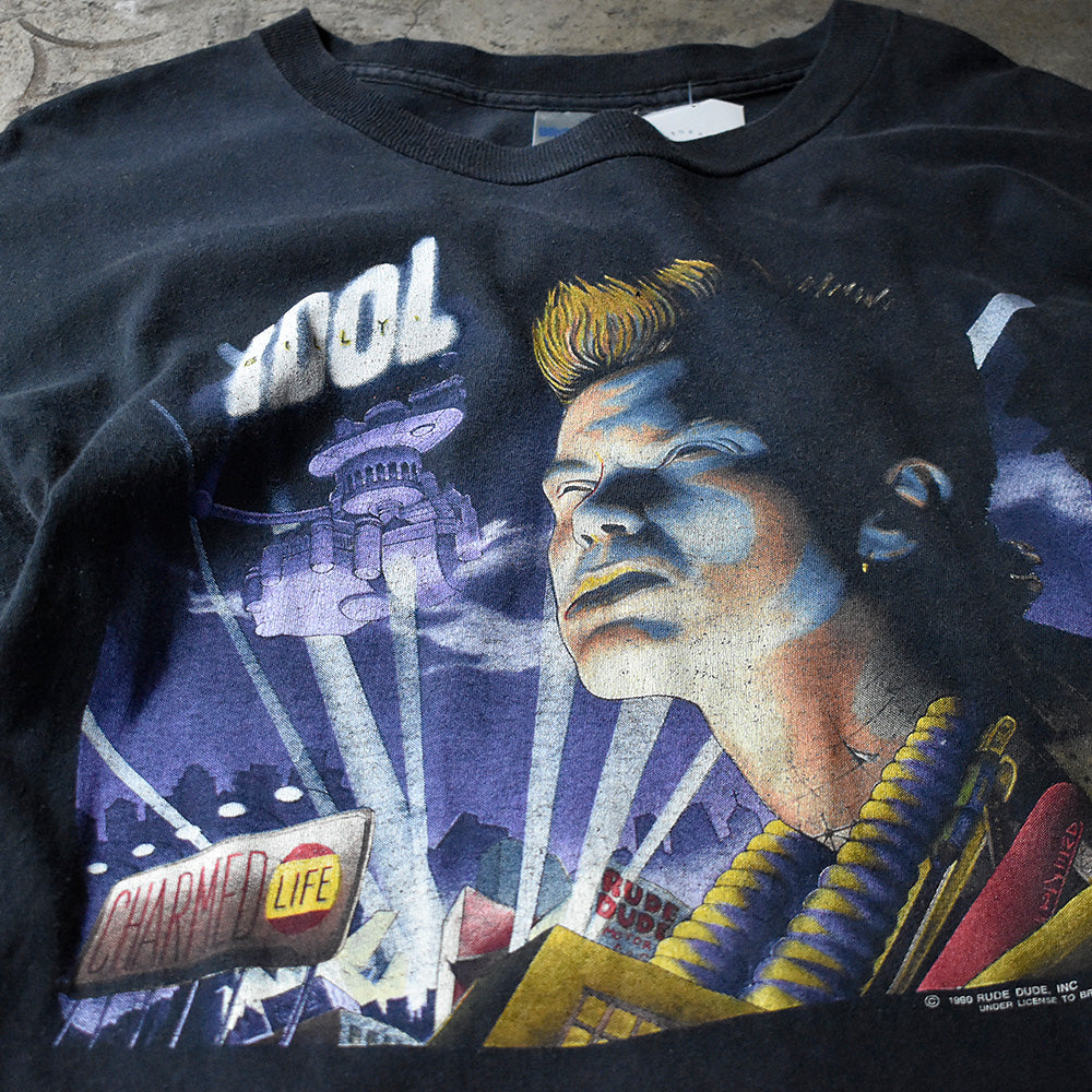 90's Billy Idol “Charmed Life World Tour” ロック Tシャツ 240624H