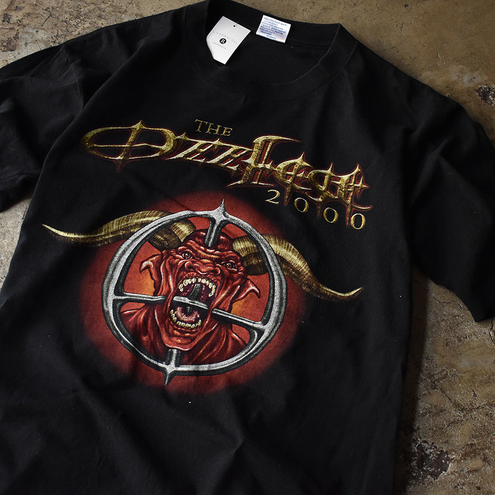 Y2K Ozzy Osbourne "Ozzfest 2000" フェス ロック Tシャツ 230513H