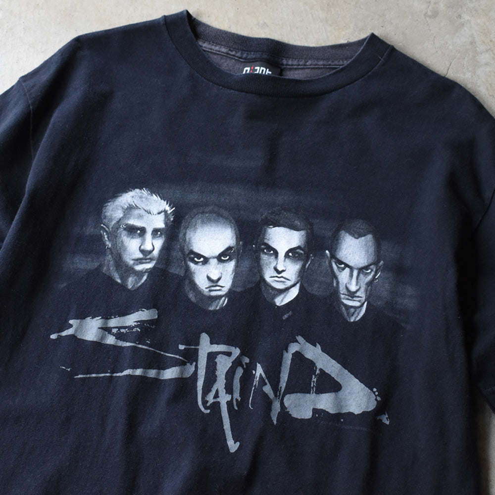Y2K STAIND “Caricature Members” ロック Tシャツ 250805