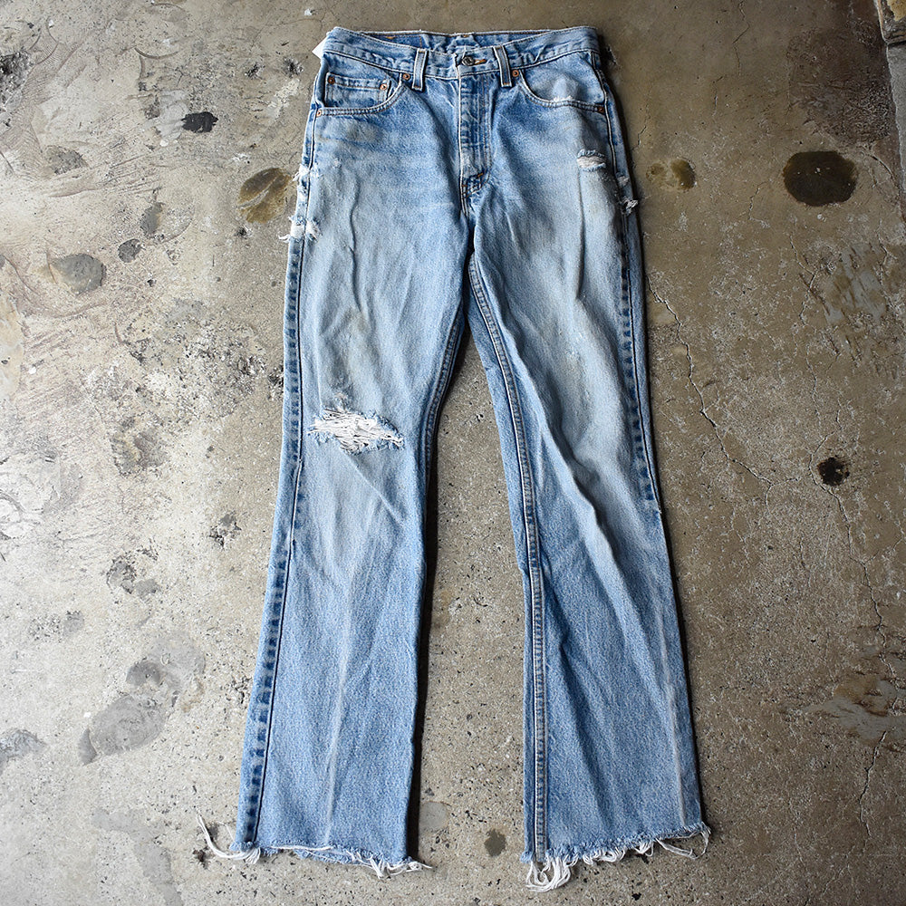Y2K ダメージ! Levi's 517 ブーツカット デニムパンツ USA製 250723H
