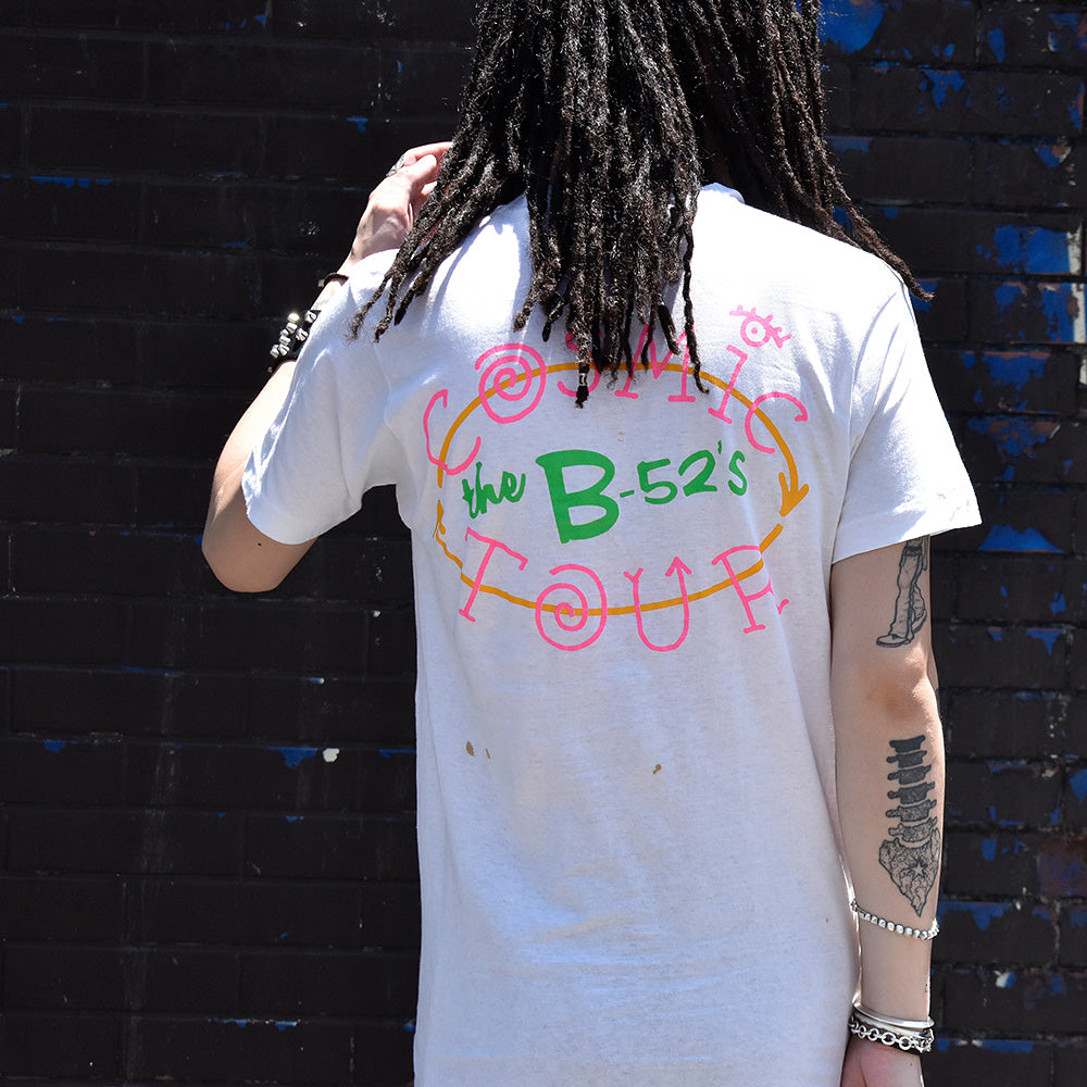 80's The B-52's “Cosmic Thing Tour” ロック Tシャツ 240606H