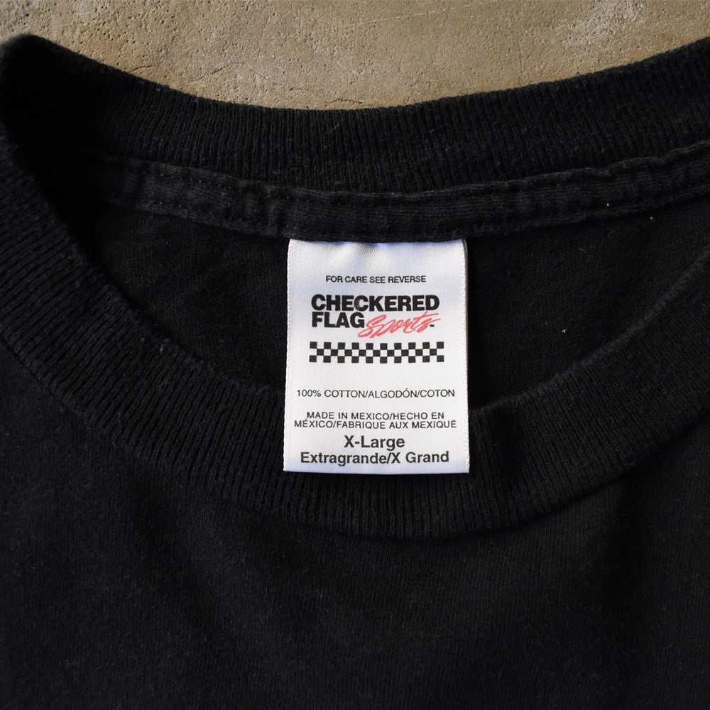 Y2K Checkerd flag “NASCAR 2000” レーシング Tシャツ 250511