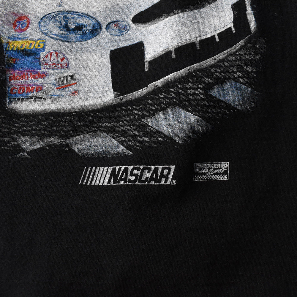 Y2K Checkerd flag “NASCAR 2000” レーシング Tシャツ 250511