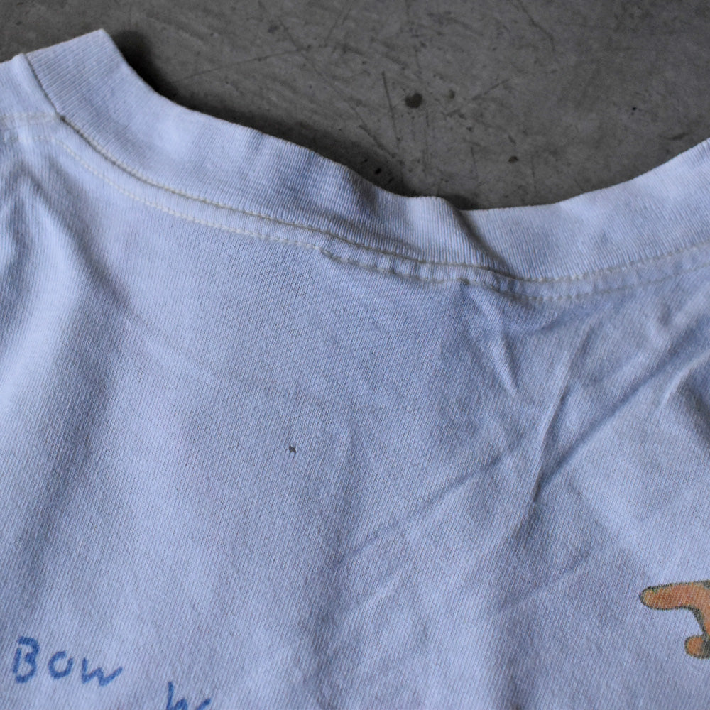 90’s “bow wow wow” DOG 全面 アニマルプリント Tシャツ 240529