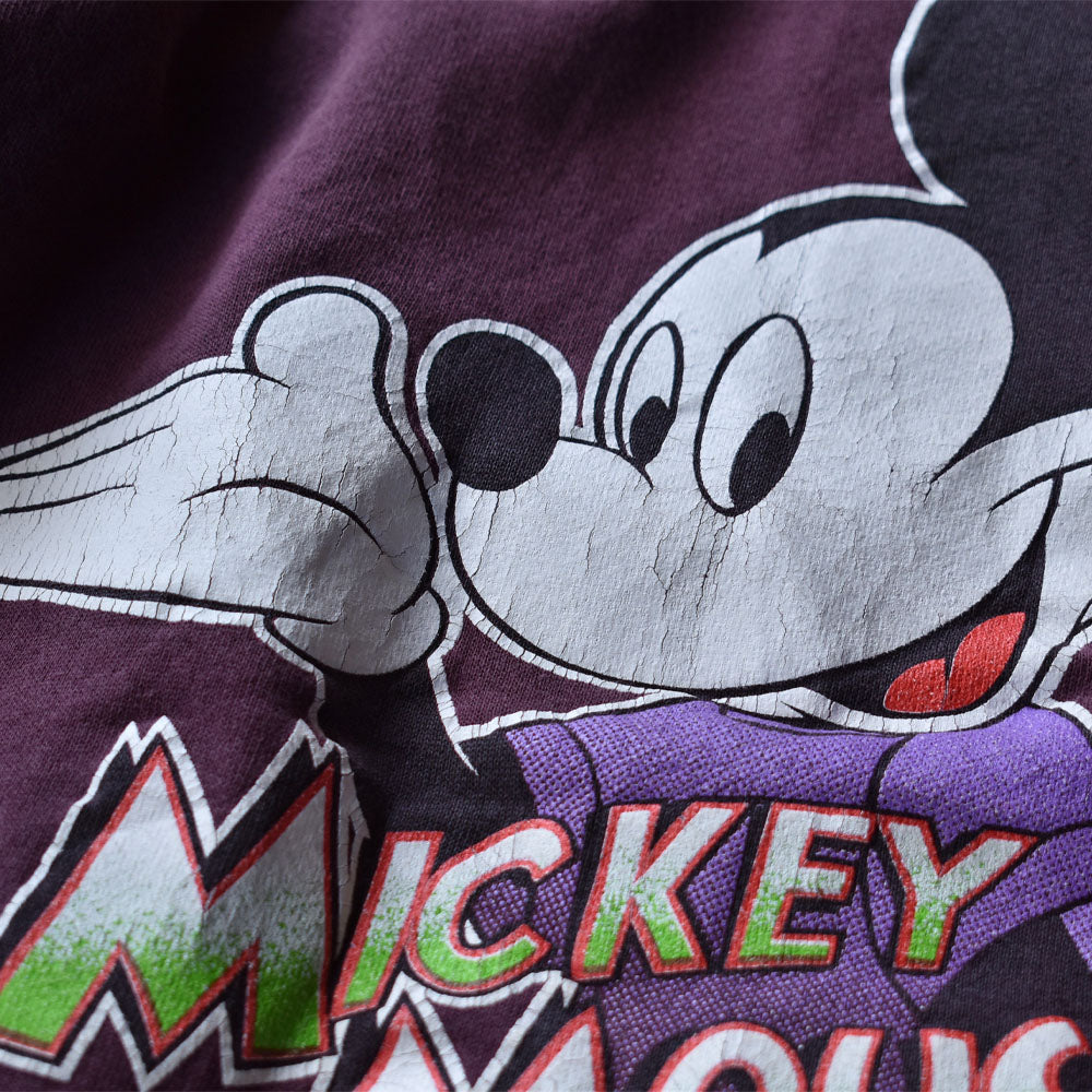 90’s Disney “MICKEY MOUSE“ スウェット USA製 240107H