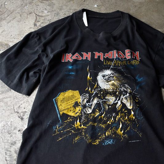 80's Iron Maiden “Live After Death” Tシャツ 240415H