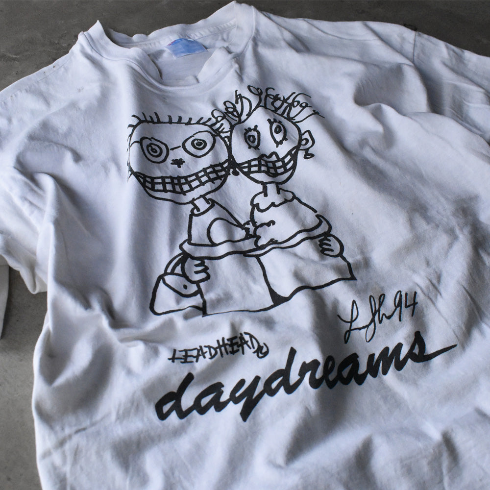 90’s Hanes “daydreams / LEADHEAD” アート イラスト Tシャツ 240417