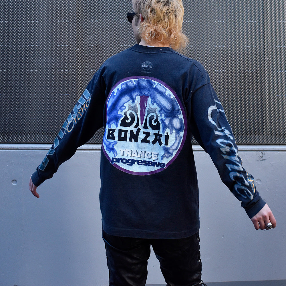 Y2K “Bonzai Trance Progressive” ロングスリーブTシャツ 240116H