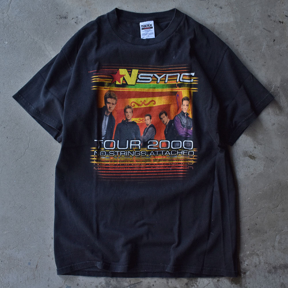 Y2K NSYNC/イン・シンク "No Strings Attached Tour 2000" バンド Tシャツ 230715