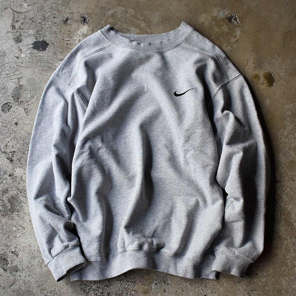 90's NIKE swoosh logo刺繍 スウェット USA製 240523H