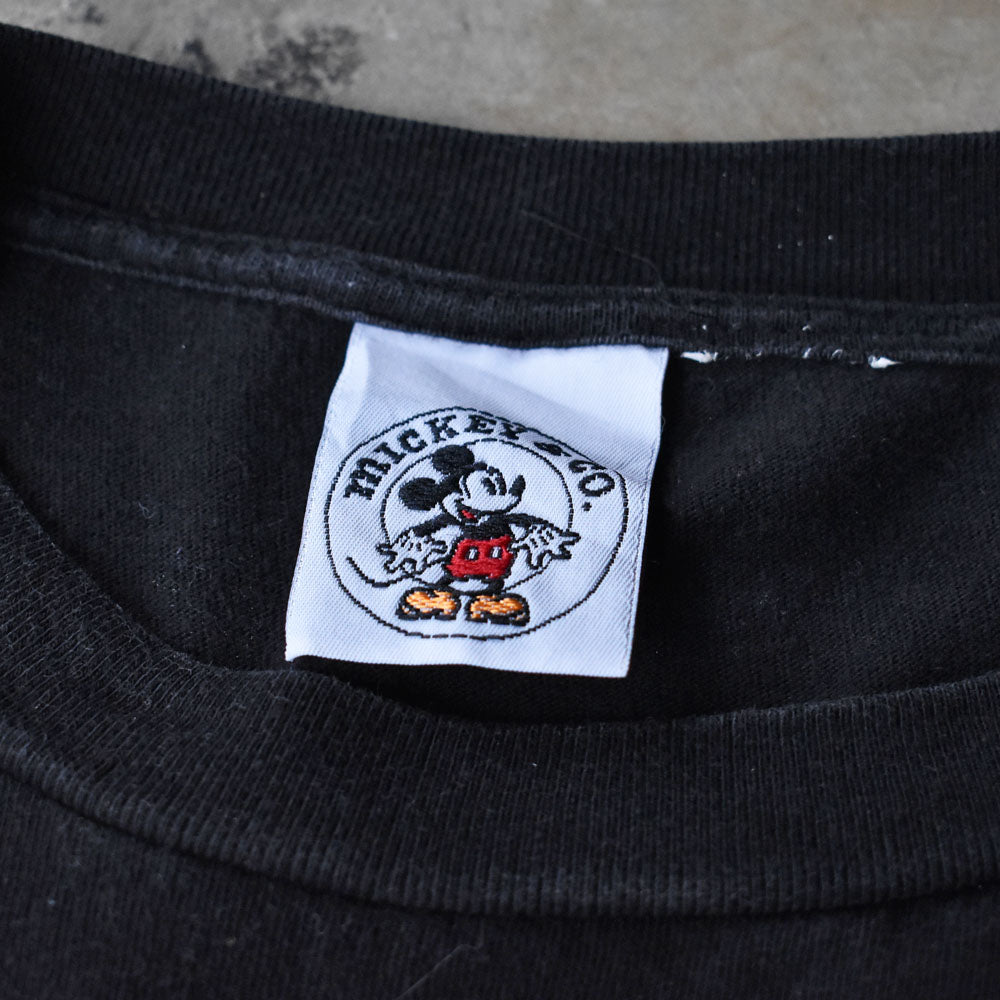 90’s Disney ”MICKEY ON FILM” キャラ Tシャツ 240406