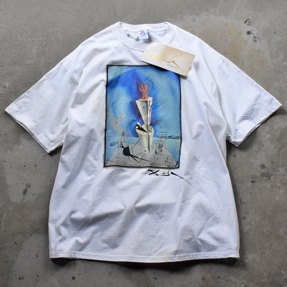 90’s デッドストック! Salvador Dalí “Apparatus and Hand” アート Tシャツ USA製 250607 (D)