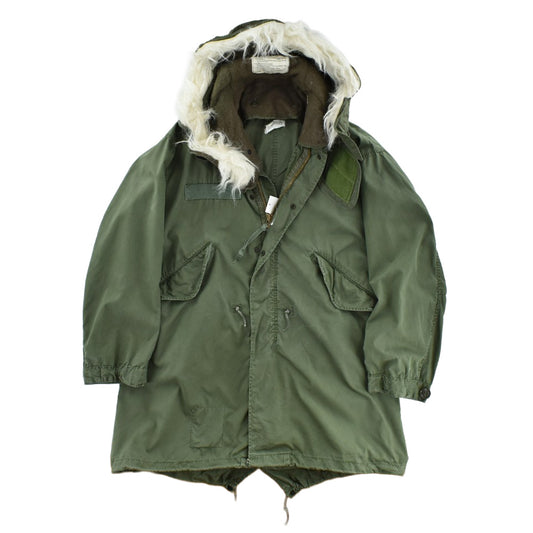 70's U.S.ARMY M-65 フィッシュテール モッズコート フード付き 260109H