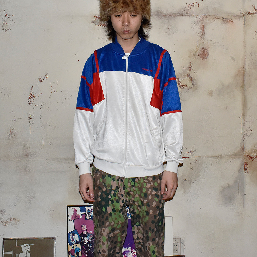 80's adidas トリコロールカラー! トラックジャケット 250504H