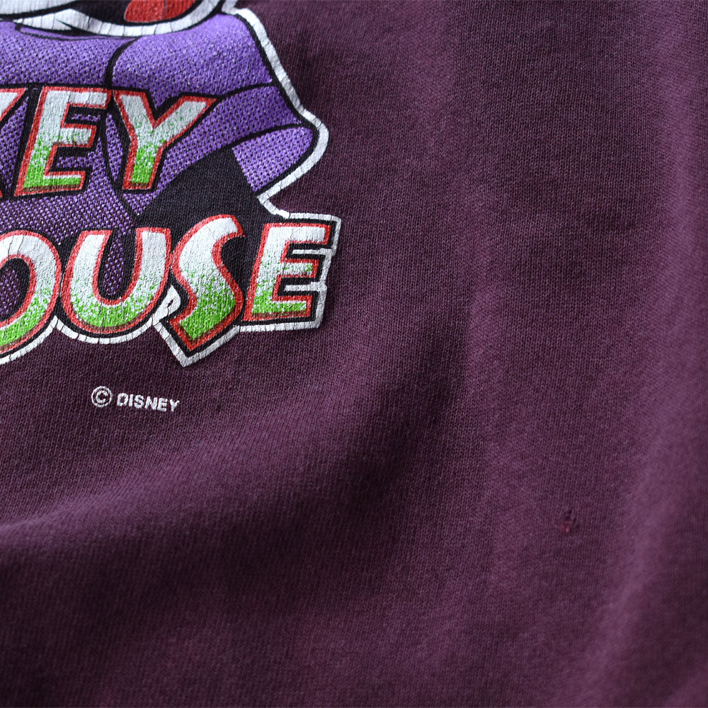 90’s Disney “MICKEY MOUSE“ スウェット USA製 240107H
