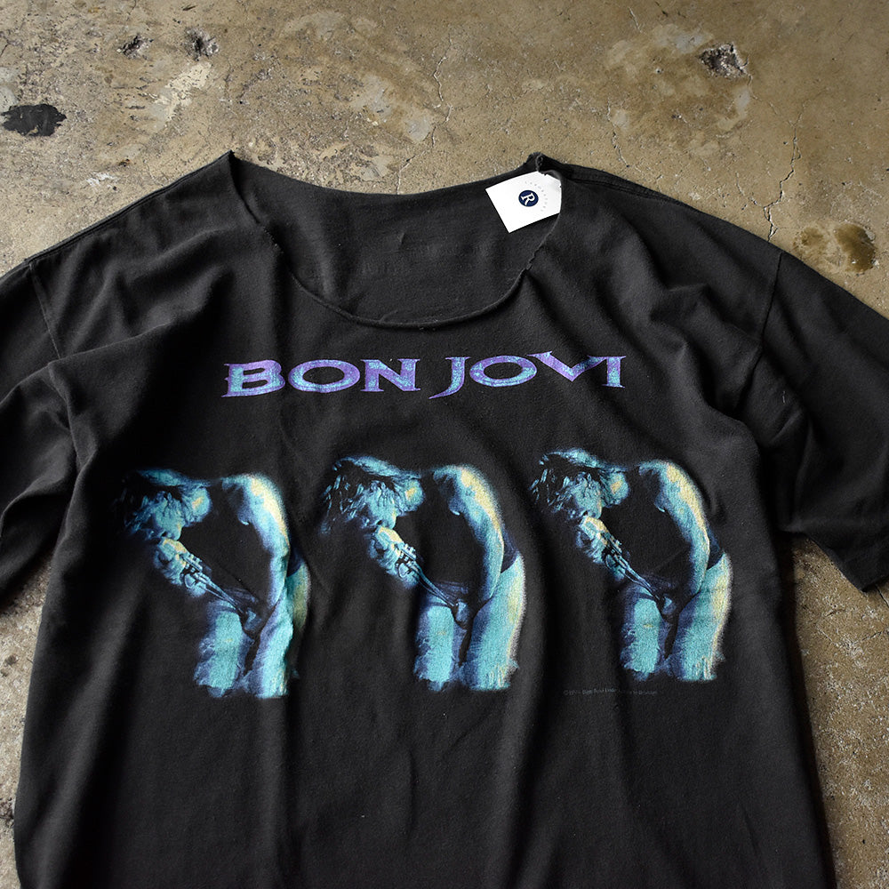 90's Bon Jovi “1994 Tour“ 三連フォト ロック Tシャツ 250731H