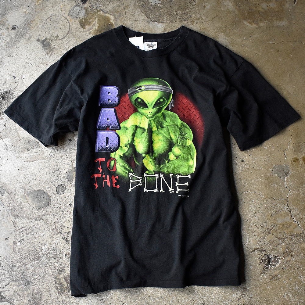 ALIEN BODY スカルタイダイTシャツ M 90's Alien “Bad To The Bone“ Tシャツ 240618H – LABORATORY®