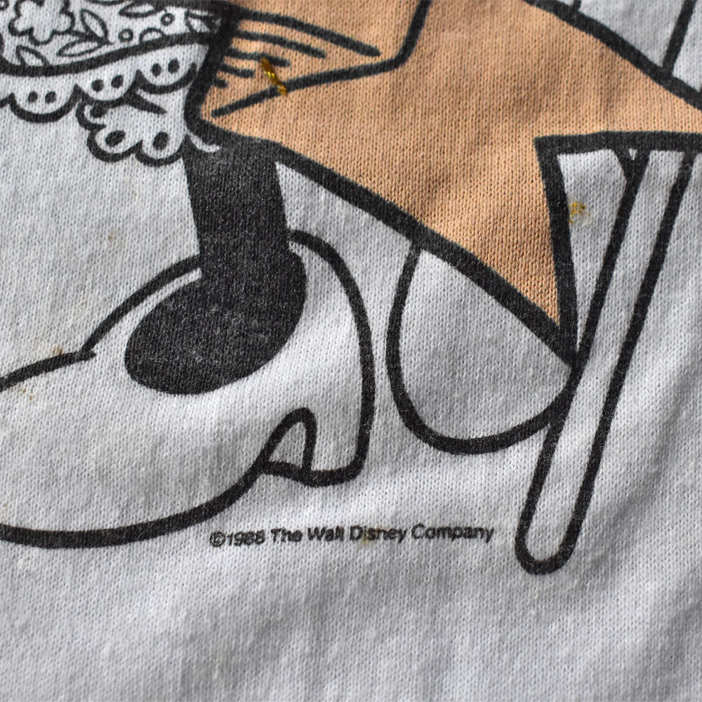 80’s Disney “Mickey’s 60th birthday” キャラ Tシャツ USA製 240329