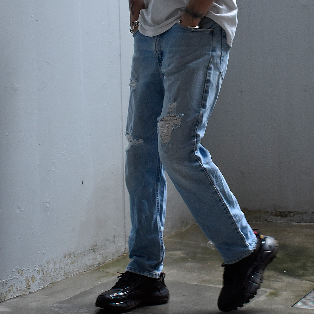 90's~ ダメージ!グランジ! Carhartt/カーハート デニムパンツ 230910H