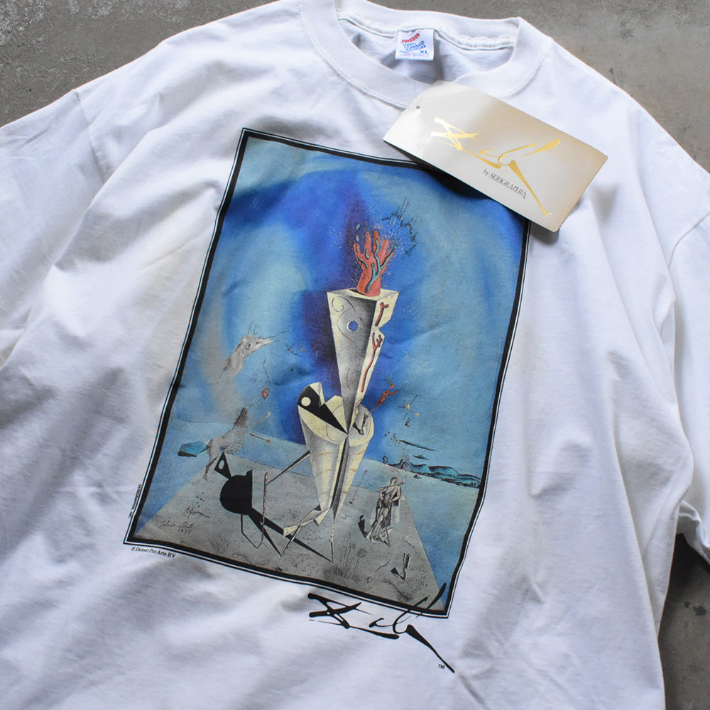 90’s デッドストック! Salvador Dalí “Apparatus and Hand” アート Tシャツ USA製 250607 (D)